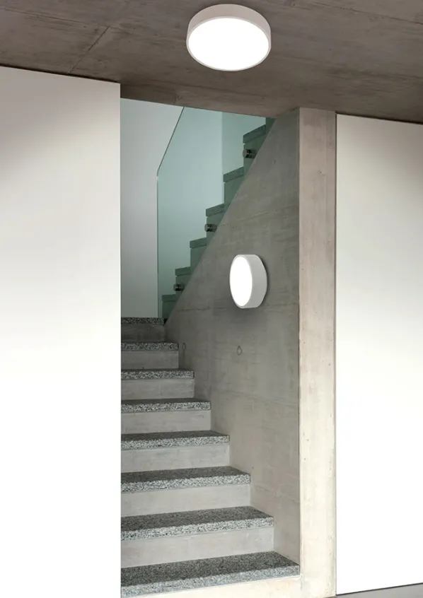 Luna Tak/Vägglampa 2700K Vit
