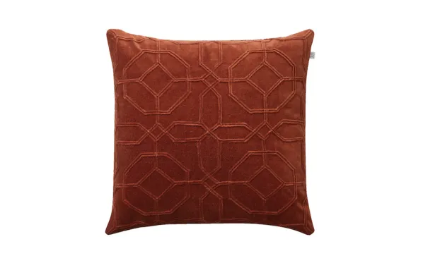 Nandi Velvet Kuddfodral Rust