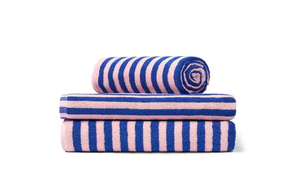 Naram Handduk Dazzling Blue & Rose