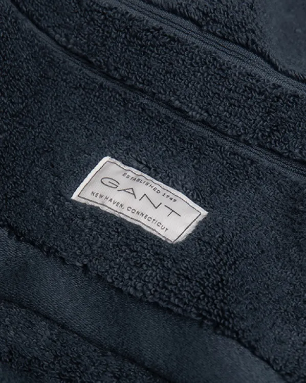 Organic Cotton Premium Handduk Sateen Blue