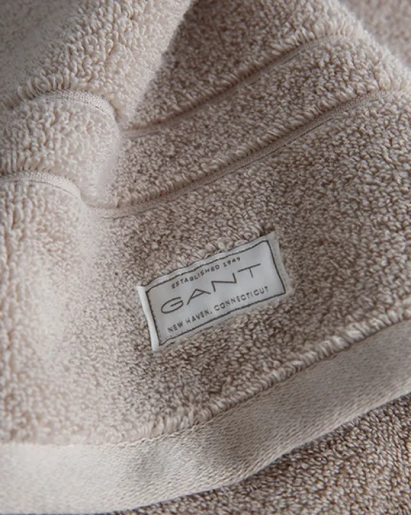 Organic Cotton Premium Handduk Silver Sand