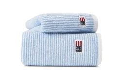 Original Towel Handduk Striped White/Blue