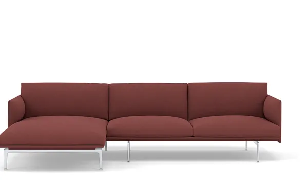Outline 3-sits Soffa Schäslong