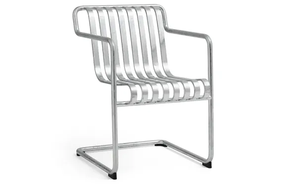 Palissade Cantilever Dining Karmstol Galvaniserad