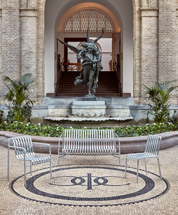 Palissade Karmstol Galvaniserad
