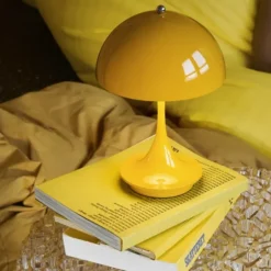 Panthella 160 Portable V3 Bordslampa Metallic