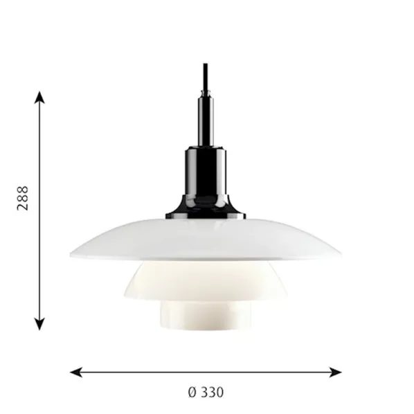 PH 3½-3 Glas Pendel