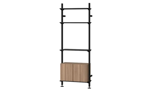 Pira G2 Vägg Bundle B Svart/Valnöt