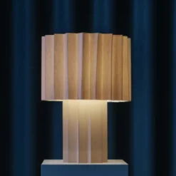 Plissé Bordslampa