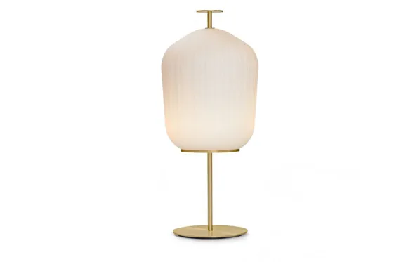 Plissée Floor Lamp Brass Golvlampa