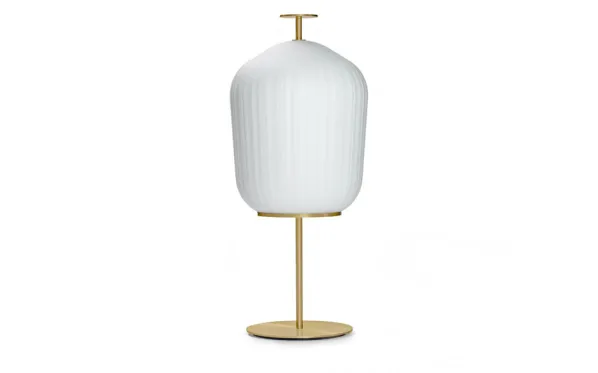 Plissée Floor Lamp Brass Golvlampa