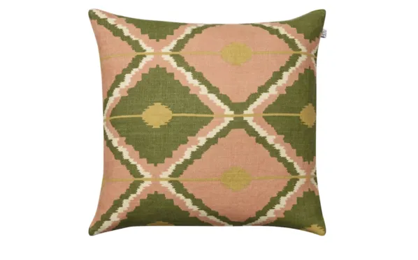 Pune Kuddfodral Green/Spicy Yellow/Rose