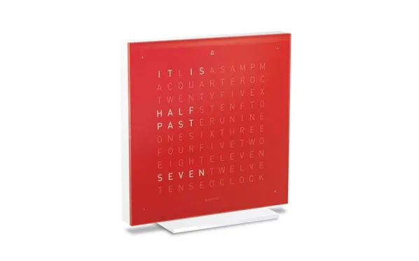 QlockTwo Earth 13,5 Akrylglas