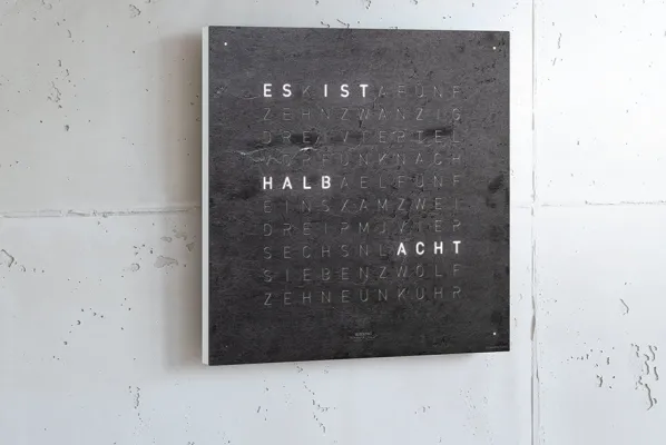 QlockTwo Earth 45 Creator’s Edition Metamorphite