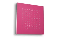 Qlocktwo Earth 45 Pretty Pink Limited Edition
