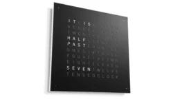 QlockTwo Earth 45 Pulverlackerad