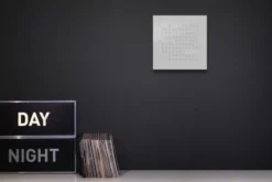 QlockTwo Earth 45 Rostfritt Stål