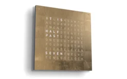 Qlocktwo Earth 45 Universe Edition Moon Gold