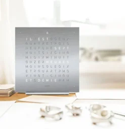 QlockTwo Touch Rostfritt Stål