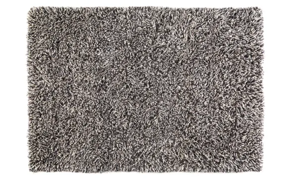 Shaggy Matta White Charcoal