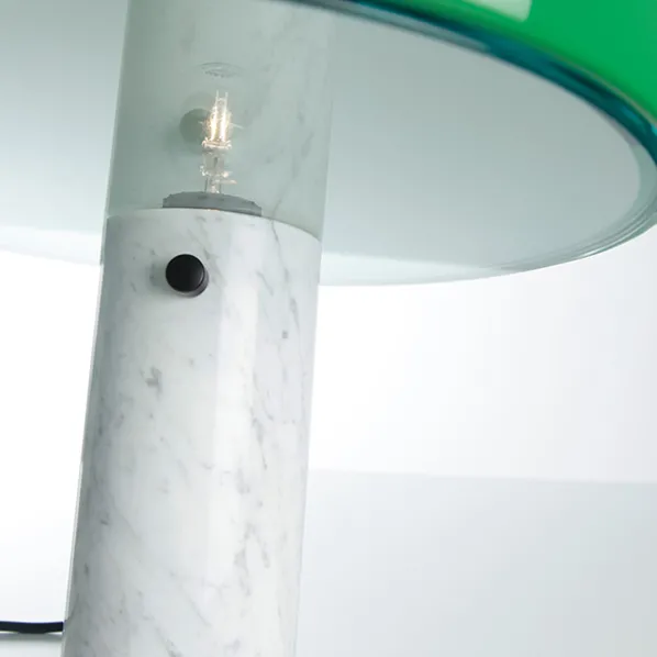 Snoopy Bordslampa Grön