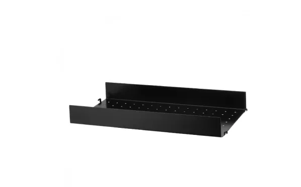 String Hyllplan Metall 58 x 30 cm Hög Kant