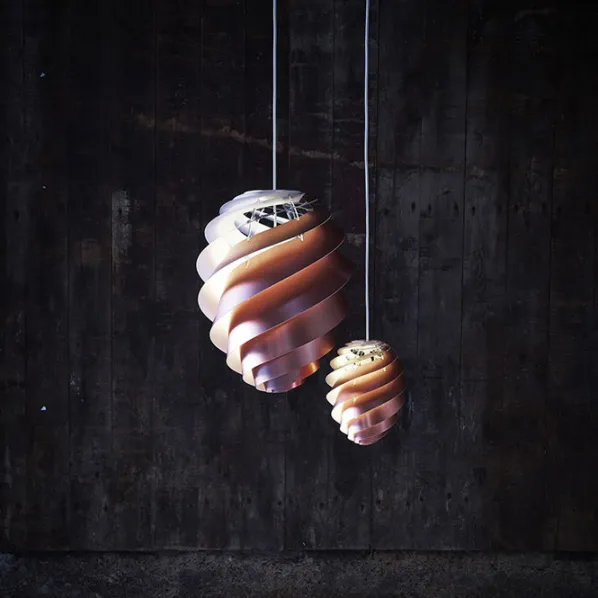 Swirl 2 Taklampa Koppar