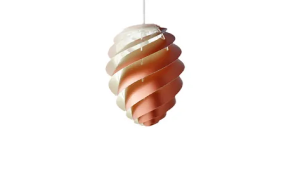 Swirl 2 Taklampa Koppar
