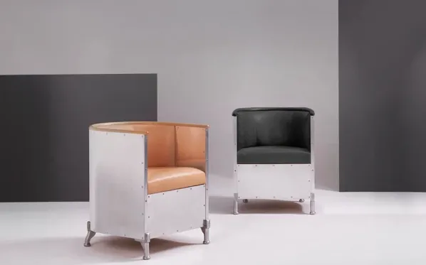 Theselius Aluminium Fåtölj