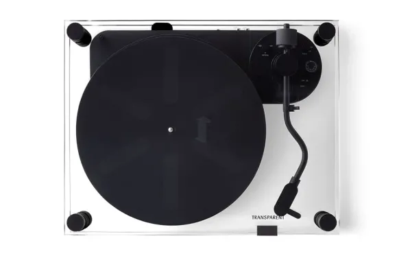Transparent Turntable Skivspelare