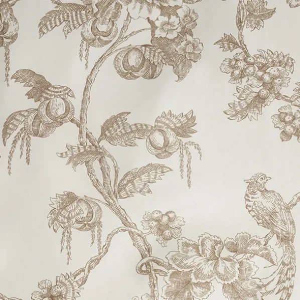 Tree Print Påslakan Dubbelt Taupe