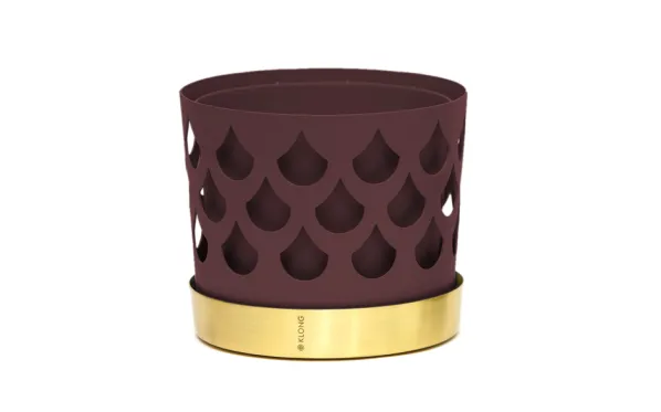 Trio Drop Kruka Dark Red