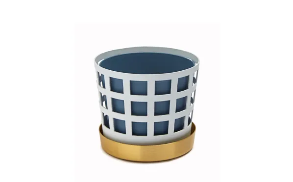 Trio Square Kruka Vit