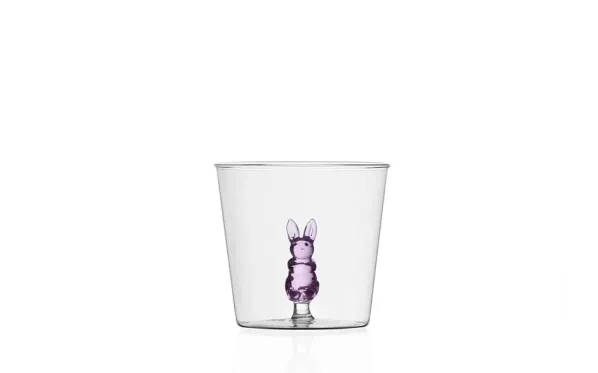 Tumbler Pink Rabbit Glas