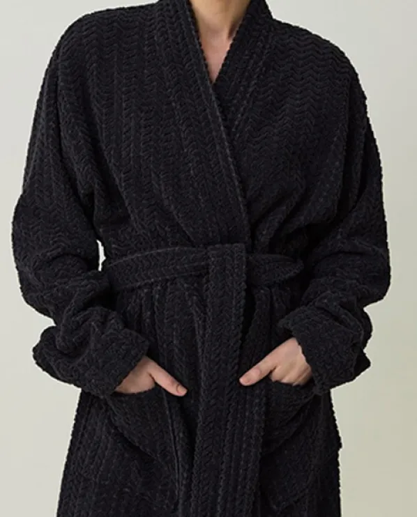 Unisex Structured Morgonrock Charcoal