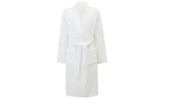 Unisex Structured Morgonrock Vit