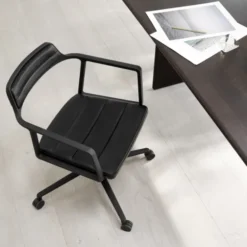 Vipp 452 Swivel Stol Svart Med Hjul
