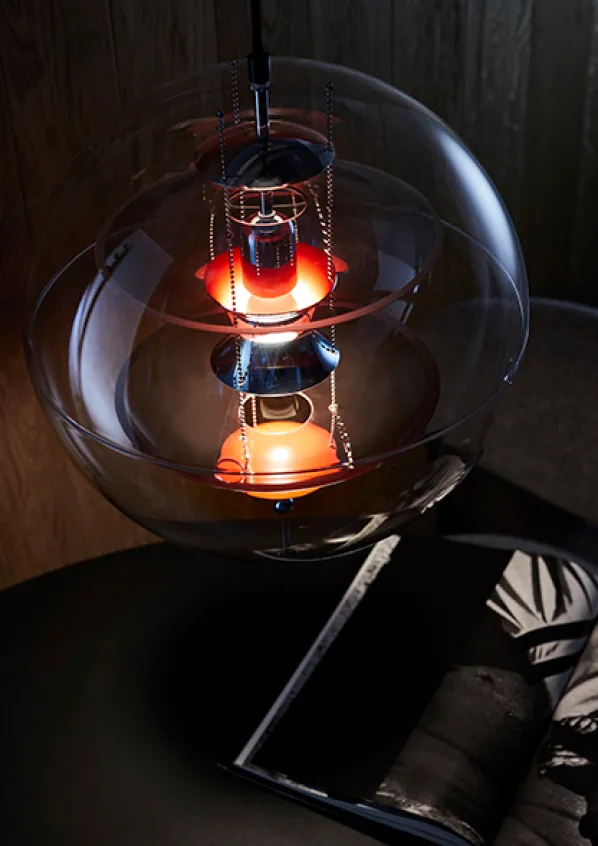 VP-Globe Färgat Glas Taklampa