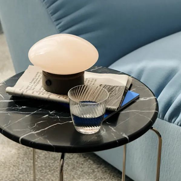 Wire Stool VP11 Toppskiva Marmor