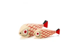 Wooden Dolls Mother Fish & Child