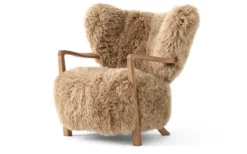Wulff Lounge Chair Fåtölj Sheepskin Honey